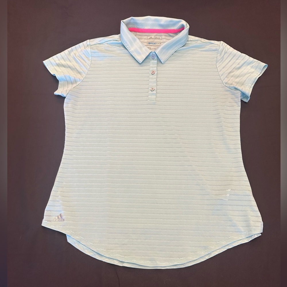 adidas Light Blue Polo Shirt